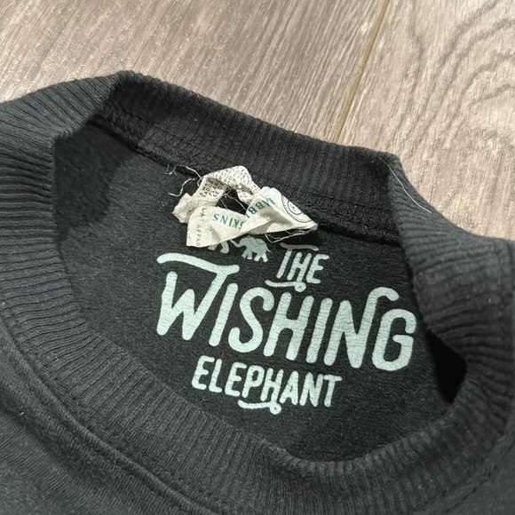 The wishing elephant Halloween goul gang sweatshirt black 5/6 - Picture 3 of 4